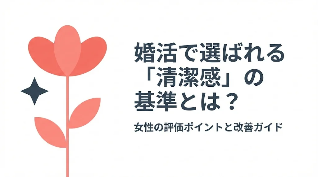 婚活で選ばれる「清潔感」の基準とは？女性の評価ポイントと改善ガイド